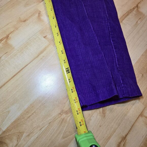 Vintage‎ Bare Kat Corduroy Purple Straight Leg Pants 30" Waist Rare - Picture 7 of 9
